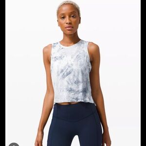 Lululemon Train to Be White/Luna Tank Top